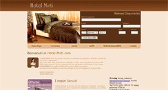 Desktop Screenshot of hotel-mirti.com